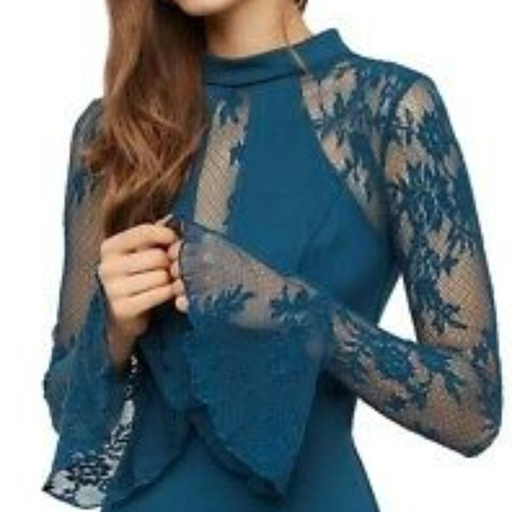 Free People Illusion Body Con Mini Dress
